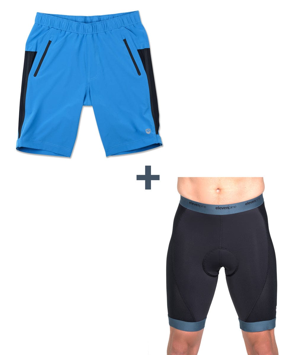 Men's All Day Padded Cycling Shorts | Premiere Long Distance Touring Short
