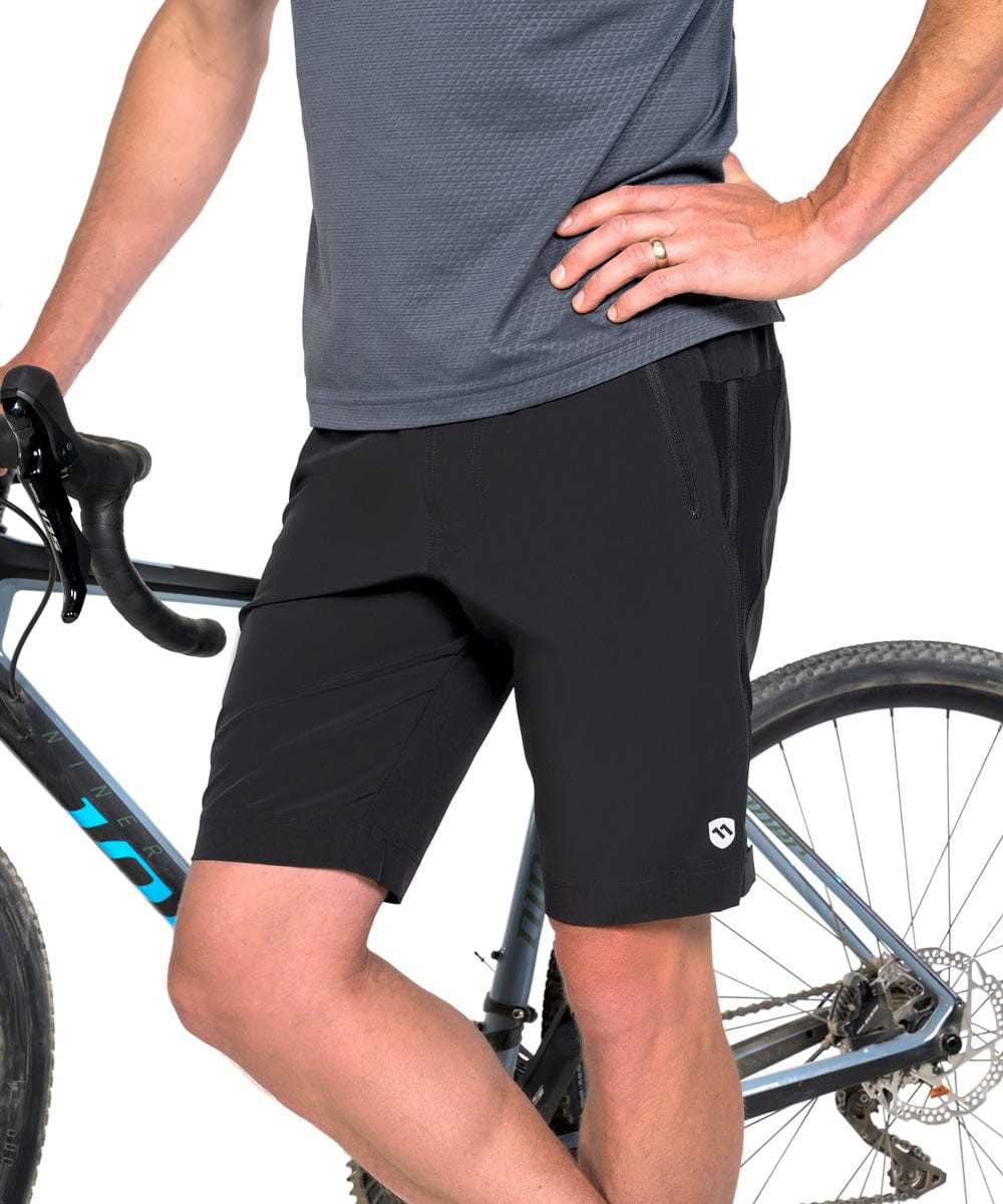 Men's Grey Mountain Bike Shorts  MTB Shorts for Trail Riding